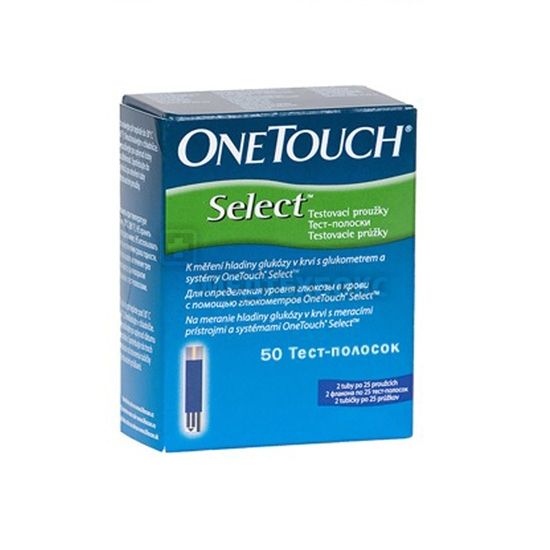 Тест-полоски к глюкометру one touch select n25*2 в Красноярске — купить ...