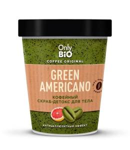 Скраб-детокс для тела Only Bio Кофейный Green Americano 230мл