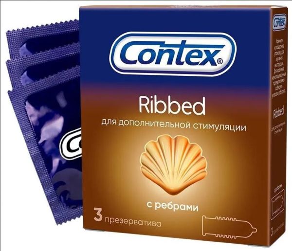 Презерватив contex №3 (ribbed) ребристые фотография
