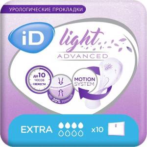 Прокладки урологические Айди Light Advanced Extra №10