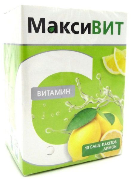 Напиток МаксиВит со вкусом Лимона 10шт фотография