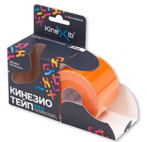 Кинезио-Тейп бинт нестерильный KineXib PRO 5см*5м оранжевый