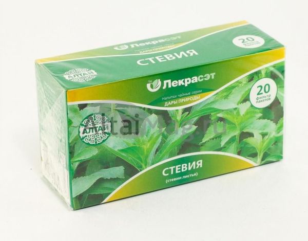 Стевия (листья) чайный напиток, 20 пакетиков фотография