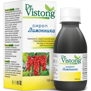 Dr.Vistong сироп Лимонника 150 мл