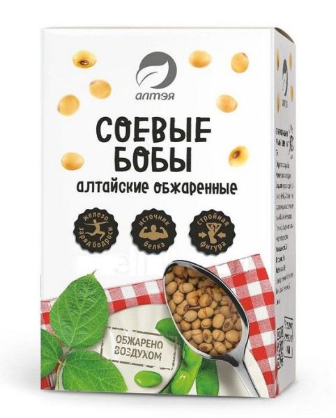 Изображение товара Соевые бобы Алтайские обжаренные Две линии, 100 гр Соевые бобы Алтайские обжаренные Две линии, 100 гр фотография