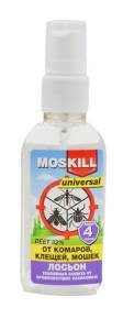 Москилл лосьон-спрей универсал от комаров и клещей 60мл