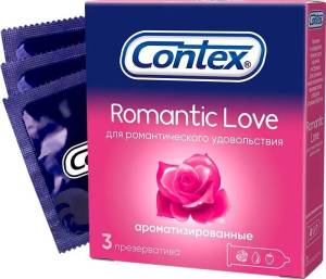 Презерватив contex №3 (romantik love) ароматизированные