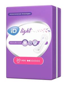 Прокладки урологические iD Light Mini 20шт