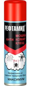 Рефтамид аэрозоль максимум 3 в 1 клещ комар мошка 100мл