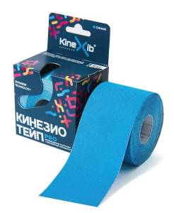 Кинезио-Тейп бинт нестерильный KineXib PRO 5см*5м синий